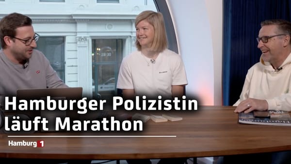 Hamburger Polizistin läuft Marathon