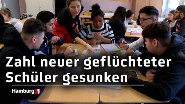 2023 deutlich weniger geflüchtete Schüler an Hamburger Schulen gemeldet