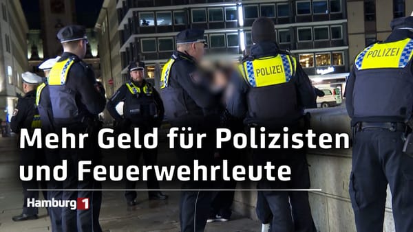 Hamburger Polizisten und Feuerwehrleute: Senat bringt Erhöhung der Zulagen auf dem Weg