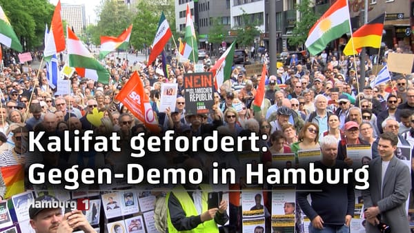 Steindamm: Hunderte demonstrieren gegen Islamisten