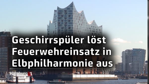 Elbphilharmonie: Defekter Geschirrspüler löst Großeinsatz der Feuerwehr aus