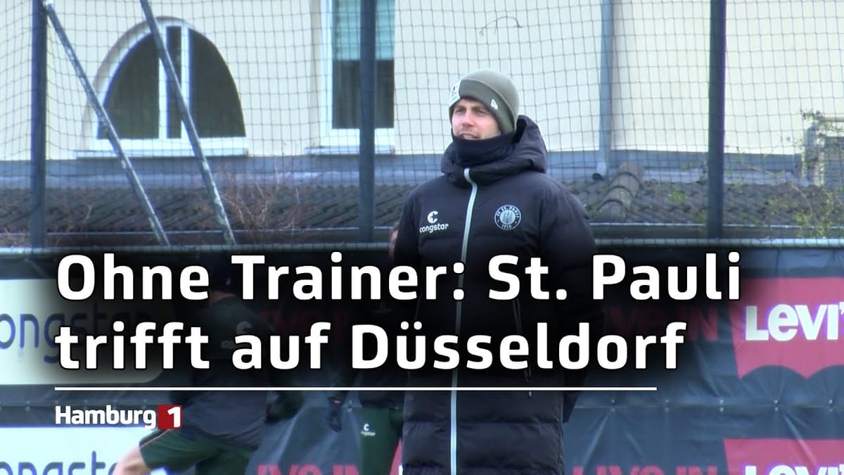 Ohne Trainer Hürzeler: FC St. Pauli trifft auf Düsseldorf