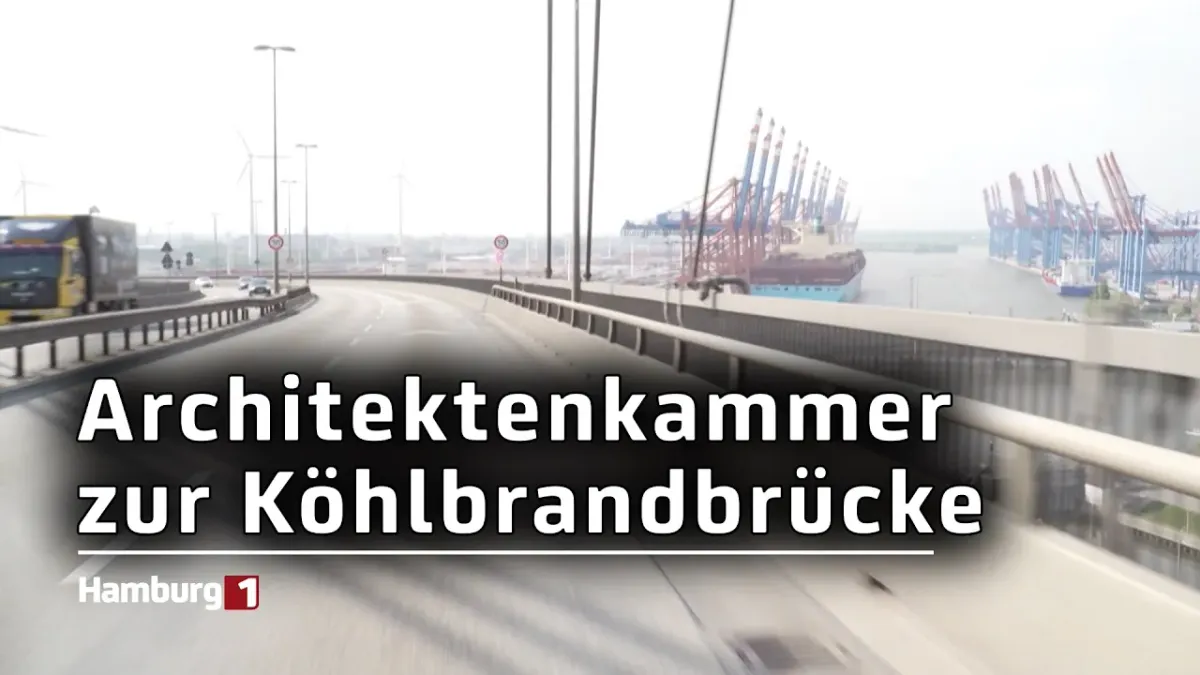 Appell an den Senat: Hamburgische Architektenkammer zur Köhlbrandbrücke