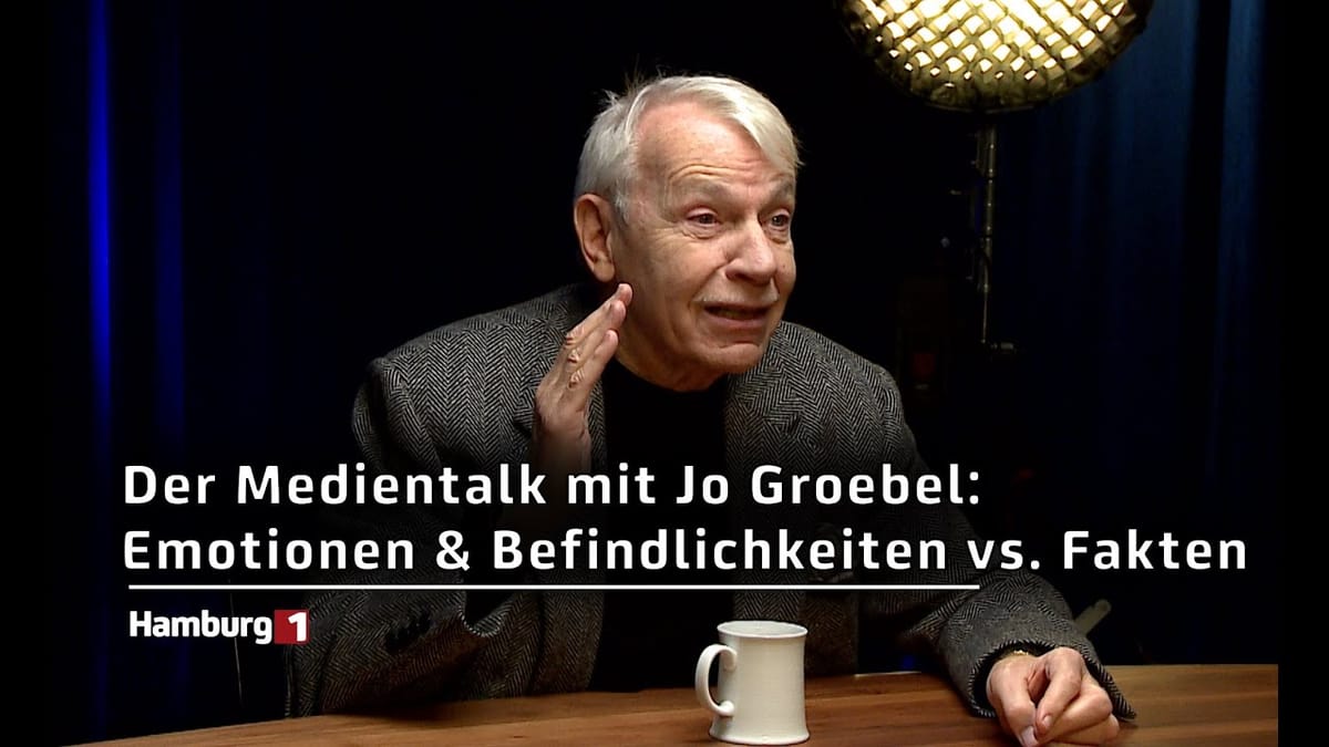 Der Medientalk mit Jo Groebel: Emotionen & Befindlichkeiten vs. Fakten