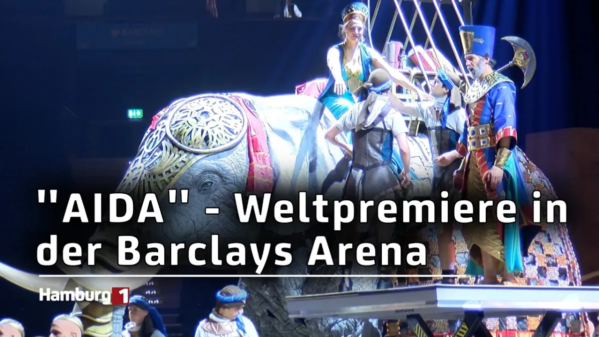 "AIDA" Oper: Proben für die Weltpremiere in der Barclays Arena laufen auf Hochtouren