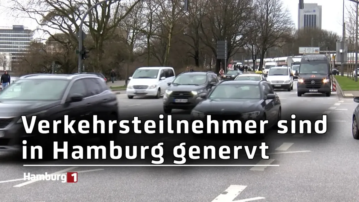 ADAC-Studie: Bei den Verkehrsteilnehmern in Hamburg herrscht schlechte Stimmung