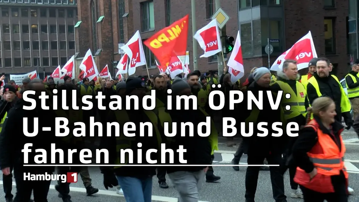 Stillstand im ÖPNV: U-Bahnen und Busse befinden sich im Streik