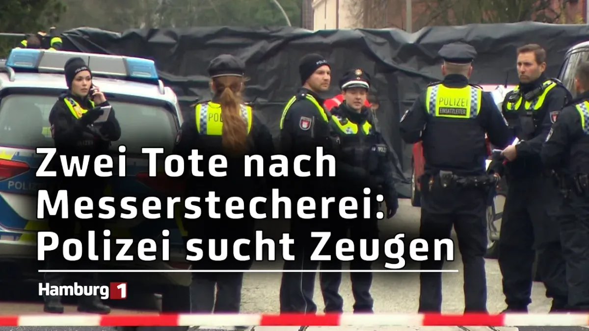 2 Tote nach Messerstecherei in Billstedt: Polizei fahndet nach 32-Jährigem und sucht Zeugen