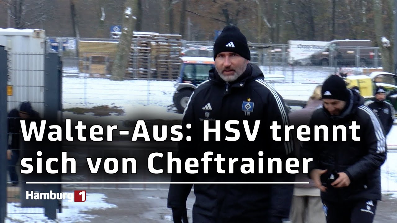 Walter-Aus: Hamburger SV trennt sich von Cheftrainer