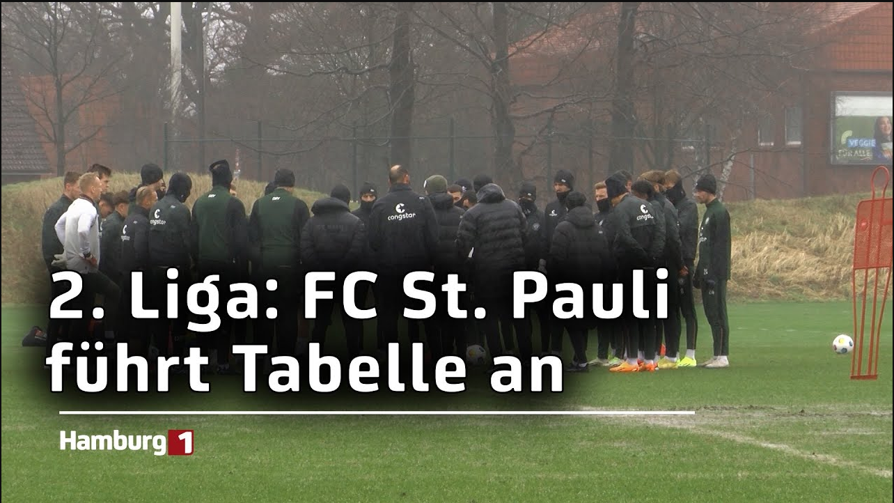 2. Liga: FC St. Pauli führt Tabelle an