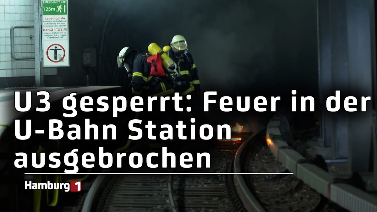 Feuer in der U-Bahn Station