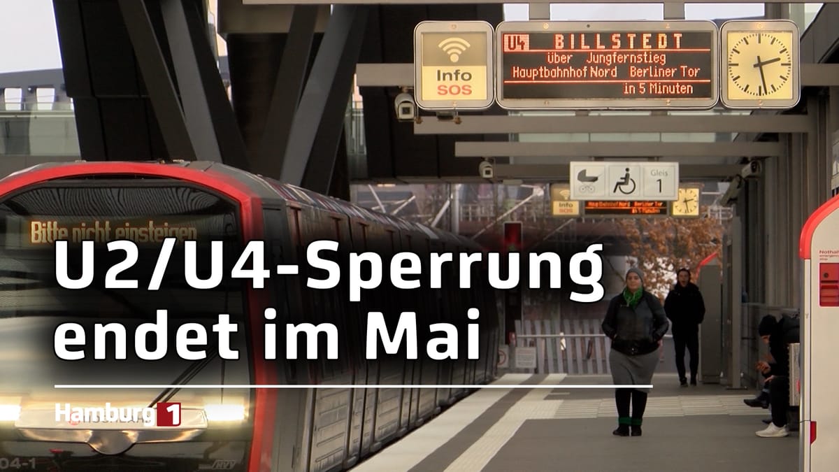 U-Bahn-Sperrung um die Horner Rennbahn: Wann sie endet und welche Einschränkungen bestehen bleiben