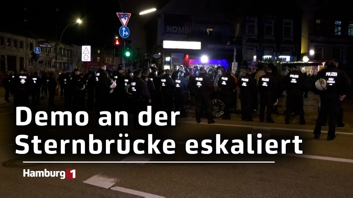 Polizei muss Demo gegen Sternbrücke räumen