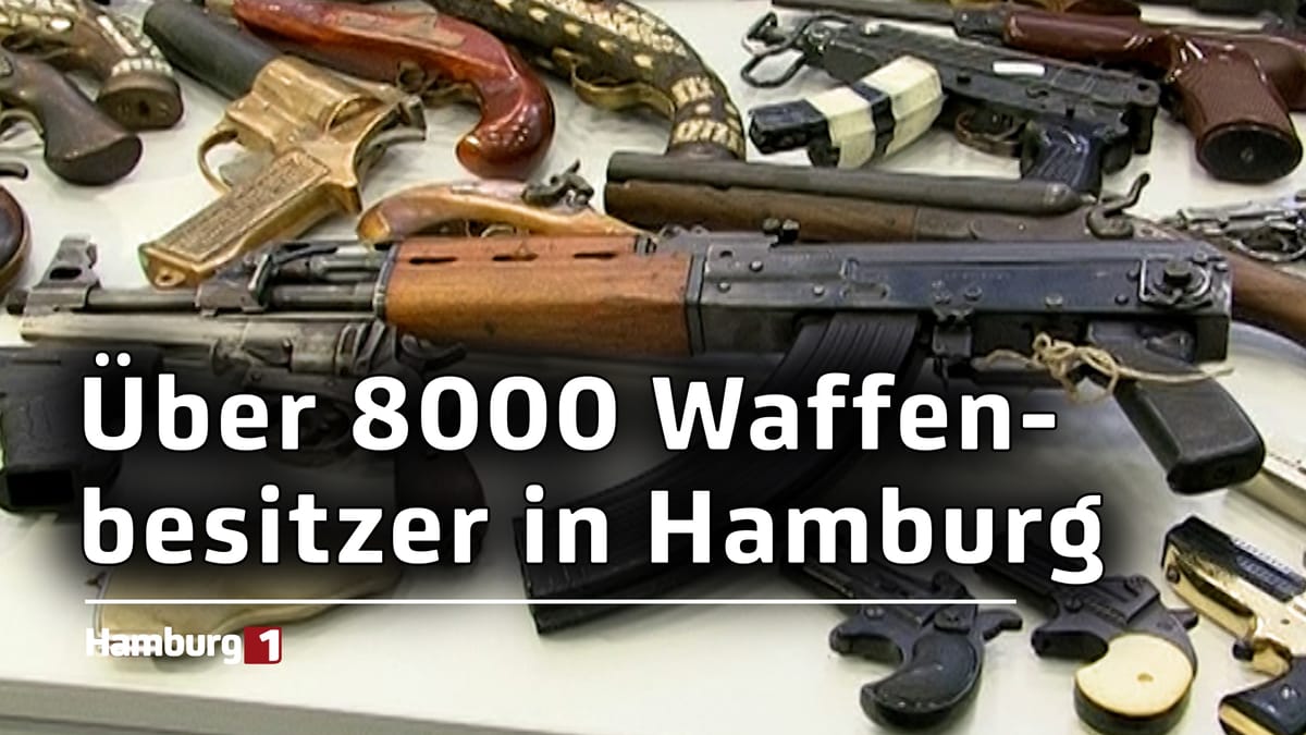 Mehr als 8000 Waffenbesitzer