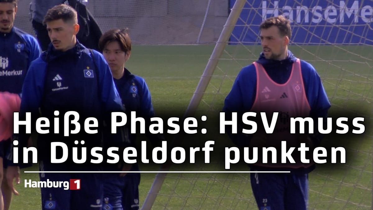 Heiße Phase: HSV muss in Düsseldorf punkten