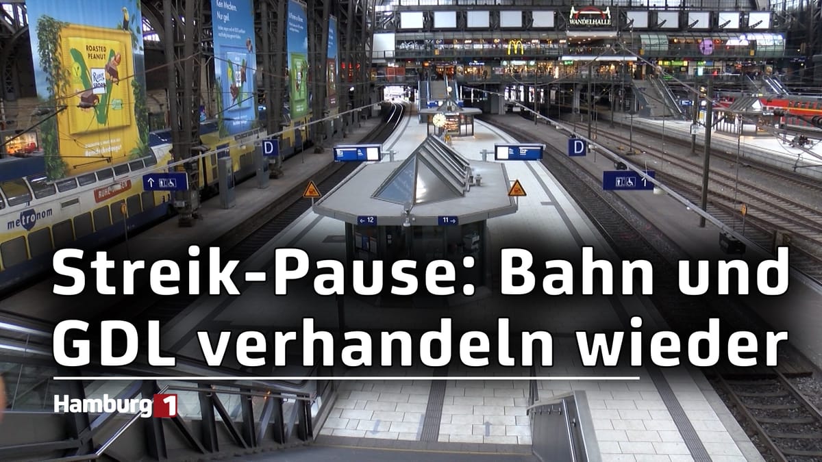 Streik-Pause: Die Deutsche Bahn und die Gewerkschaft GDL verhandeln wieder