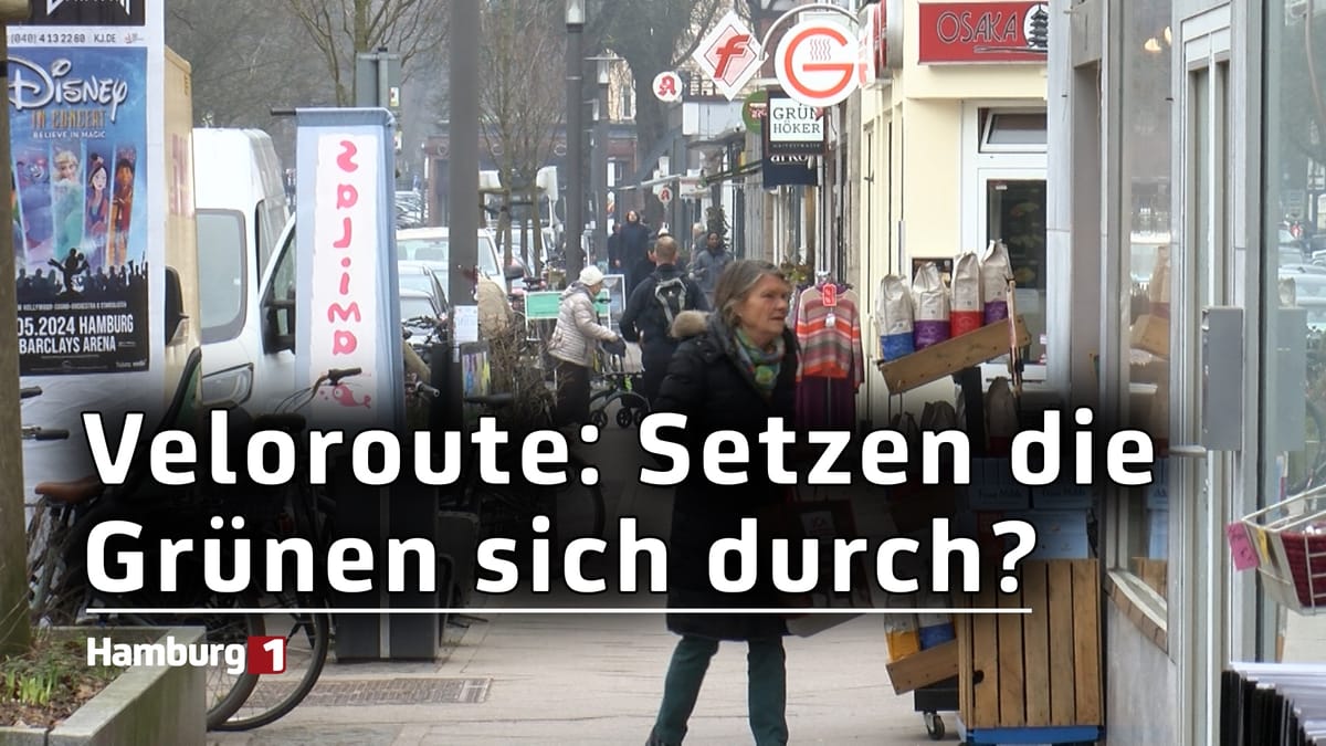 Reventlowstraße zur Veloroute: Setzen die Grünen sich durch?