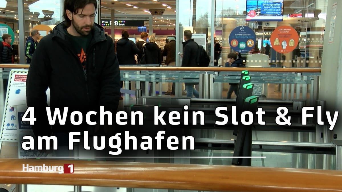 Umbauarbeiten am Hamburger Flughafen: Circa 4 Wochen lang kein Slot & Fly verfügbar