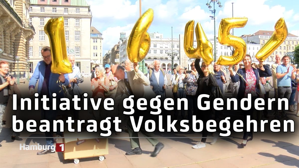 Volksinitiative benötigt 66.000 Stimmen gegen Gendersprache in Hamburg