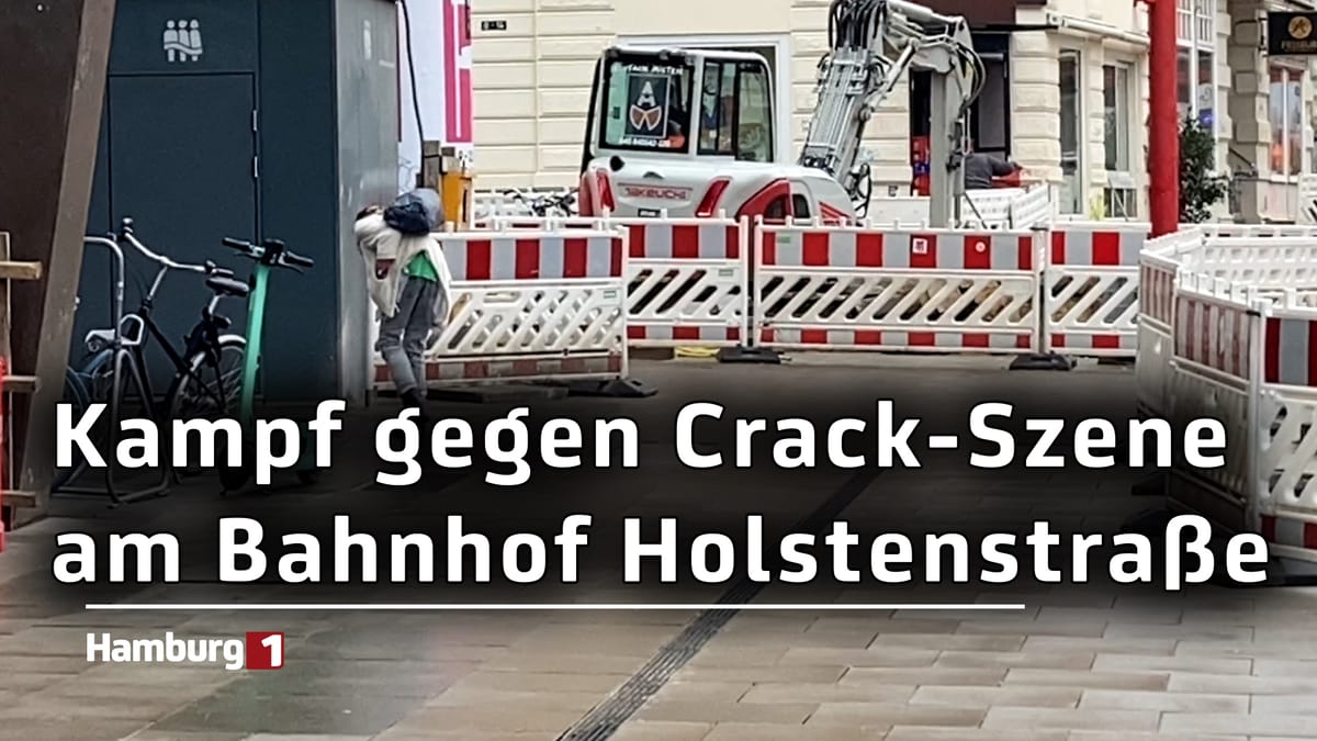 Bahnhof Holstenstraße: Kampf gegen die Crack-Szene
