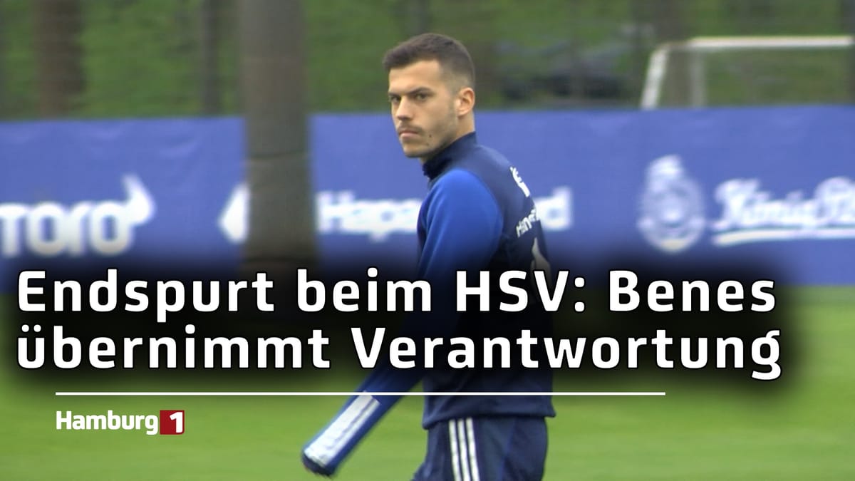 Endspurt beim HSV: Benes übernimmt Verantwortung