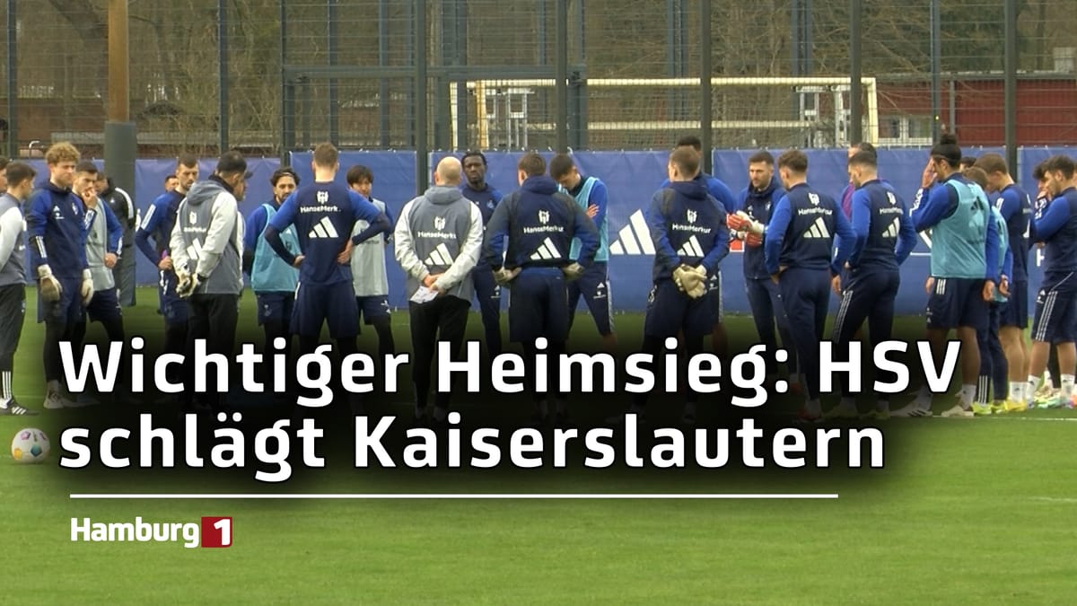 Wichtiger Heimsieg: HSV schlägt Kaiserslautern