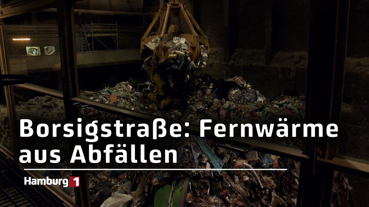 Fernwärme aus Abfällen: Die Müllverbrennungsanlage Borsigstraße hat ihren Betrieb aufgenommen