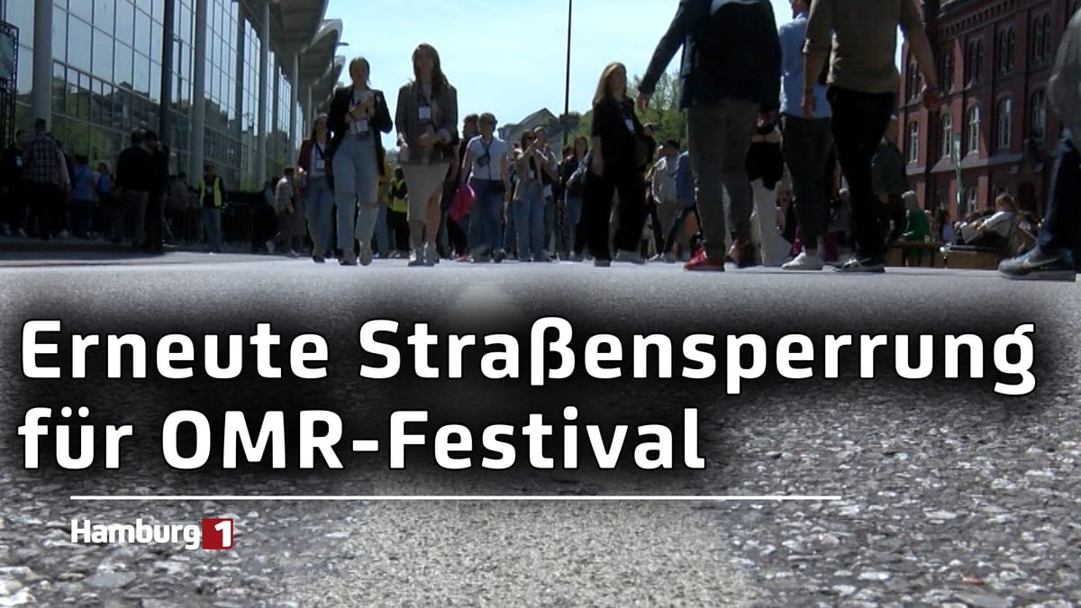 Karolinenstraße wird gesperrt: OMR-Festival sorgt für Straßensperrung