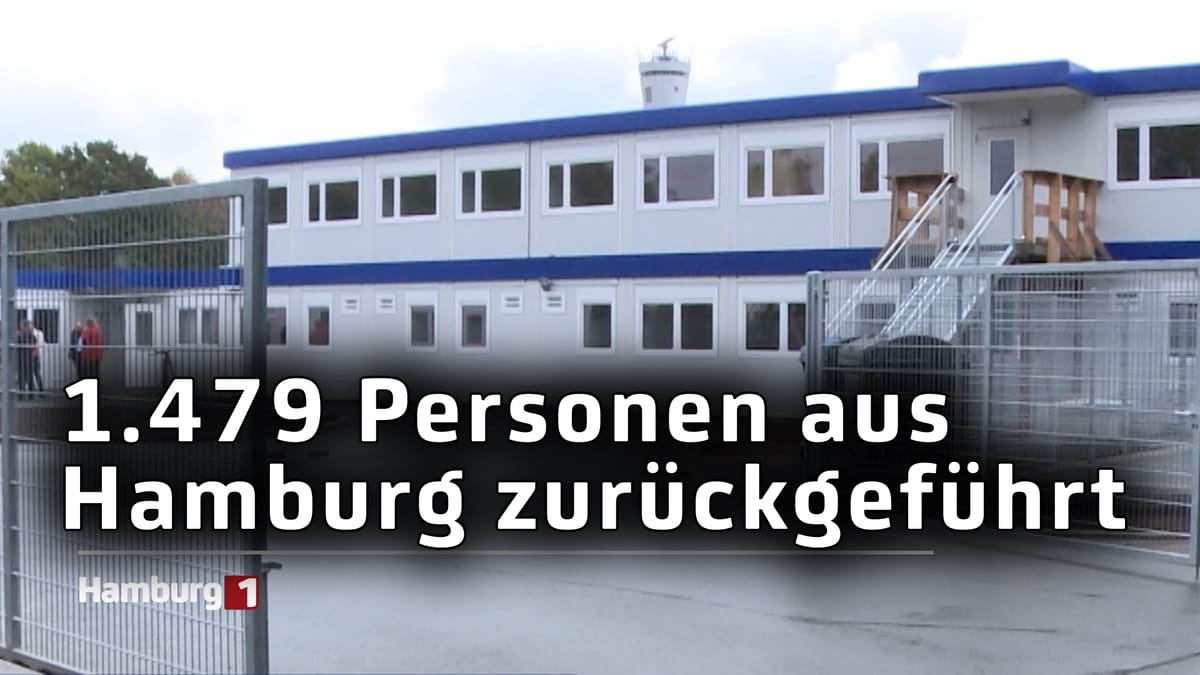1.479 Personen 2023 aus Hamburg zurückgeführt