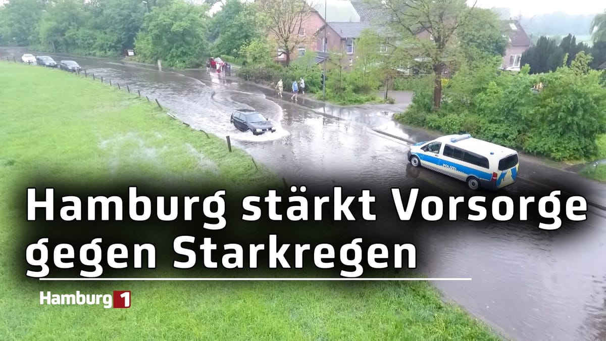 Interaktive Regenkarte für ganz Hamburg: Hier sehen sie ob ihre Nachbarschaft gefährdet ist