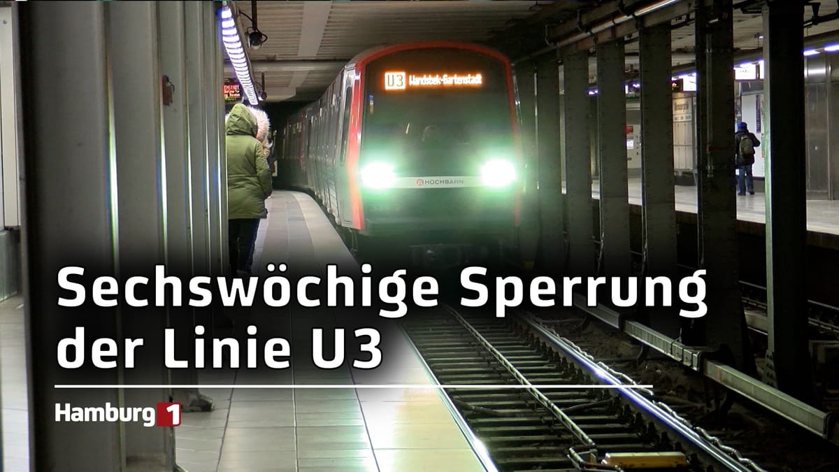 U3: Sechswöchige Sperrung zwischen Haltestellen Barmbek und Kellinghusenstraße