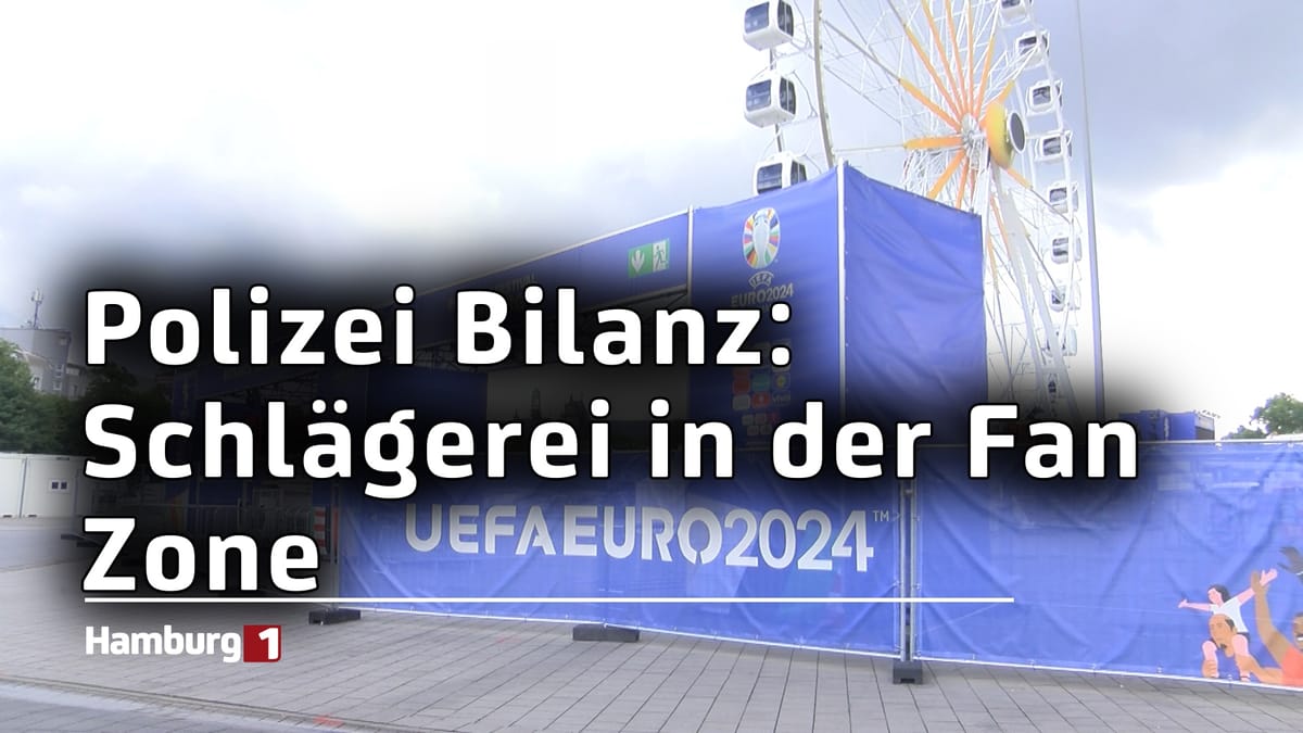 Hamburger EM-Sonnabend: Polizei zieht Bilanz