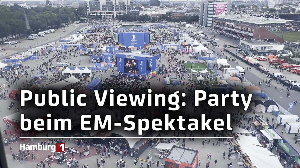 Hamburg im EM-Jubel: Auftakt beim Public Viewing torreich gelungen!