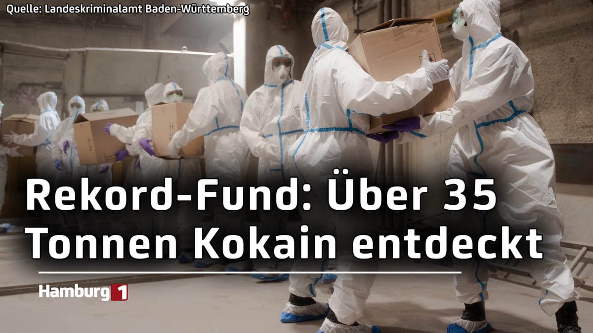 Über 35 Tonnen Kokain sichergestellt: Das sind die wichtigsten Infos zum Rekord-Fund!