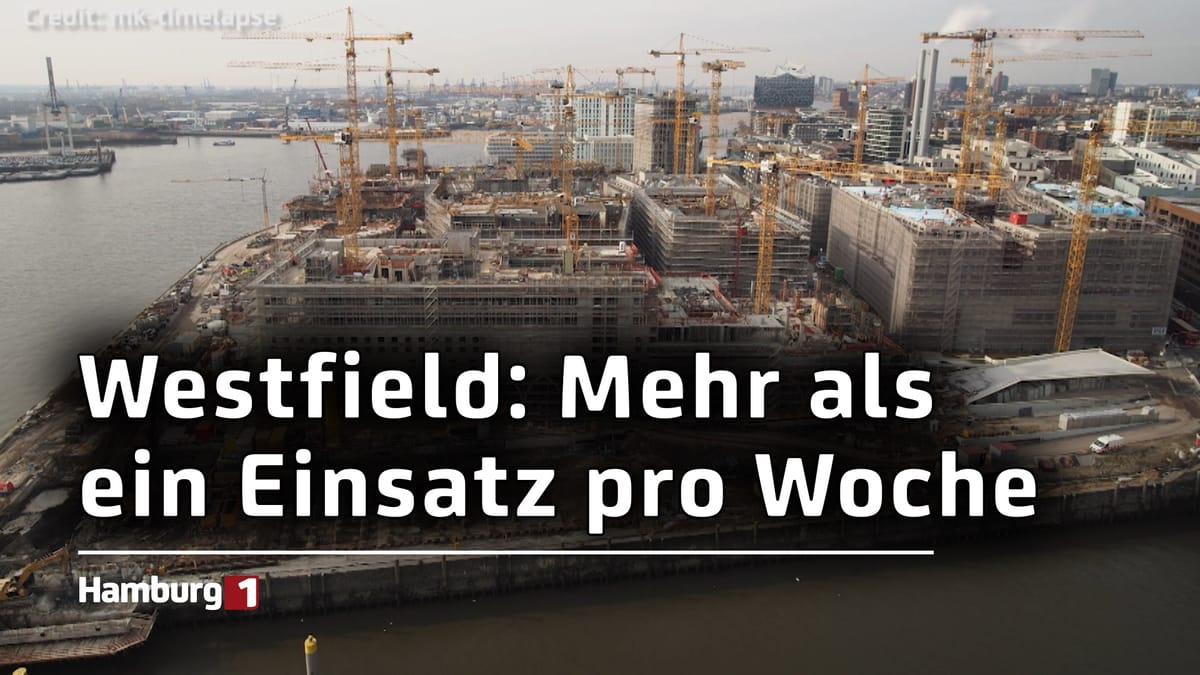 Baustelle für das Überseequartier: Noch mehr Rettungseinsätze als bislang bekannt