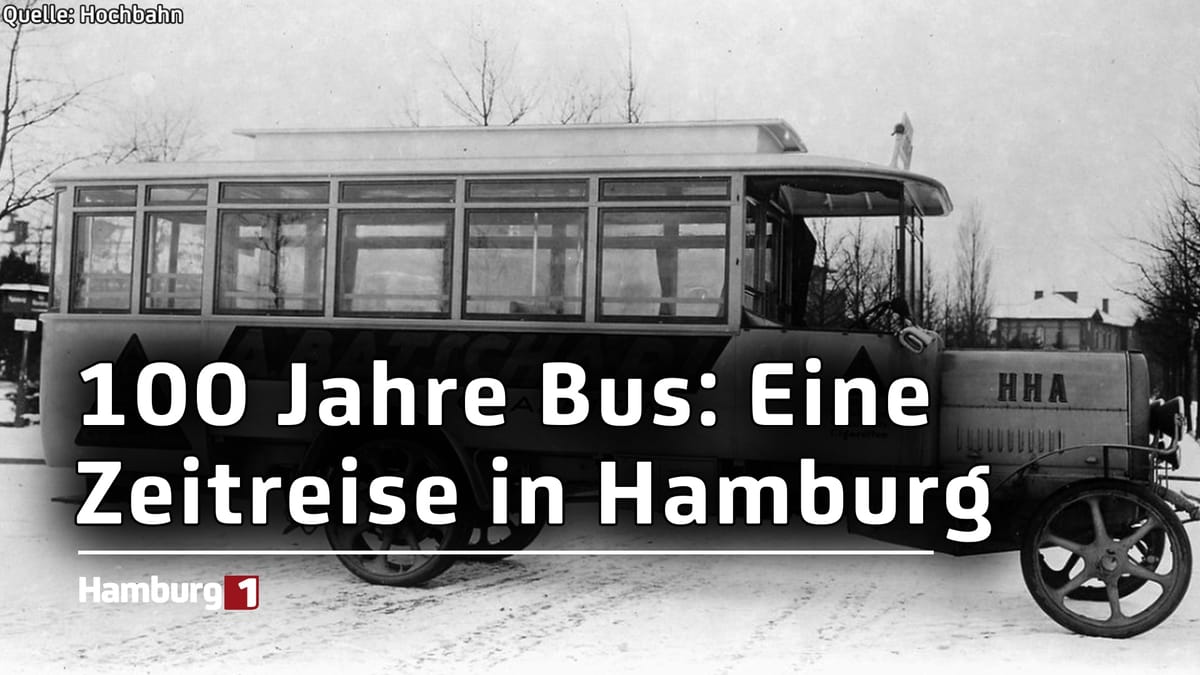 Retro-Bus fährt durch Hamburg: Hier kann man in 100 Jahre Geschichte eintauchen