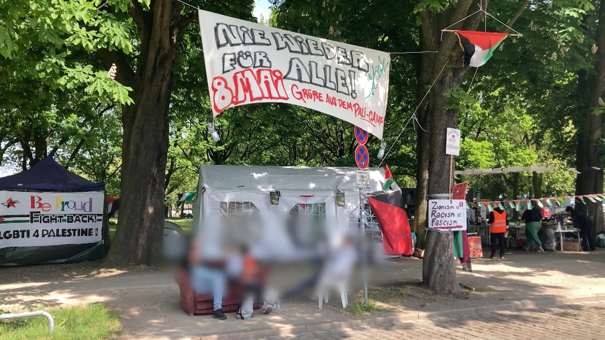 Pro-Palästina-Protestcamp: Mahnwache darf bis zum 31. Juli bleiben