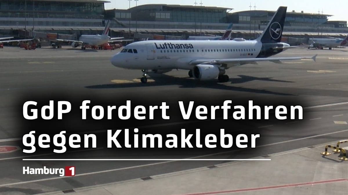 Kein Verfahren gegen "Letzte Generation": Gewerkschaft der Polizei fordert Beschwerde des Airports