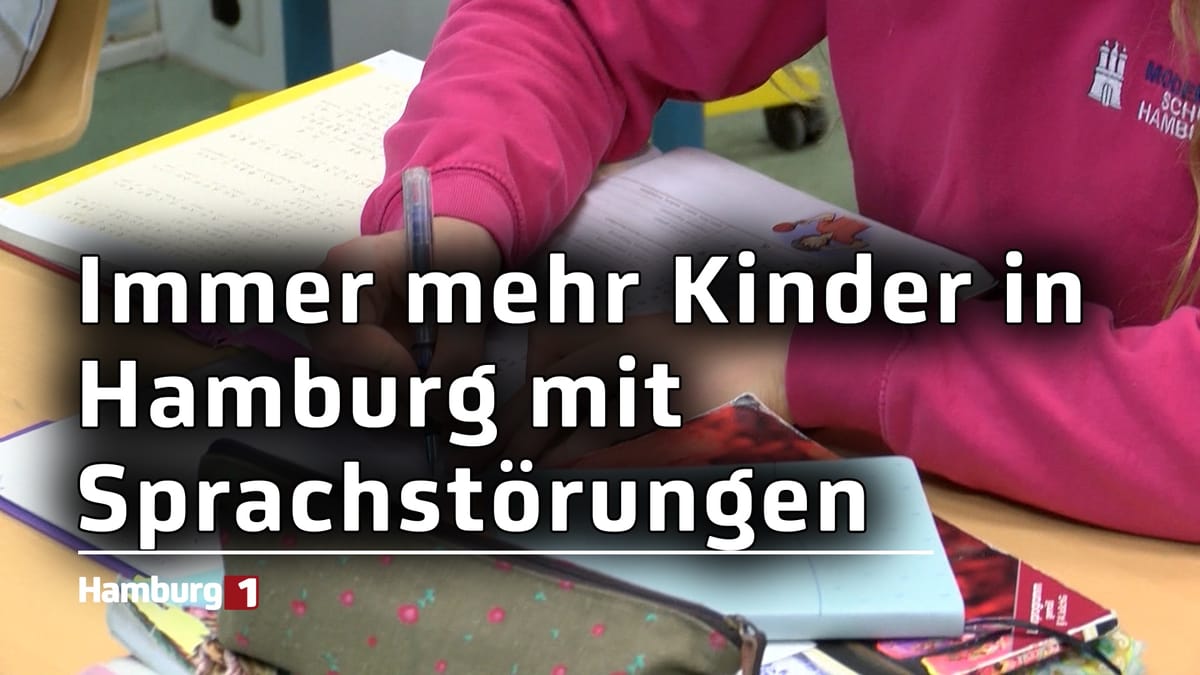 Immer mehr Kinder und Jugendliche in Hamburg haben Schwierigkeiten beim Spracherwerb