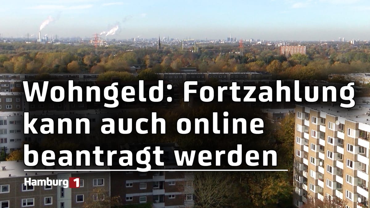 Wohngeld in Hamburg: Fortzahlung kann online beantragt werden