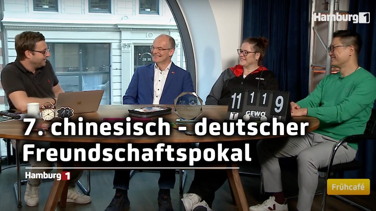 Tischtennis im Studio?!