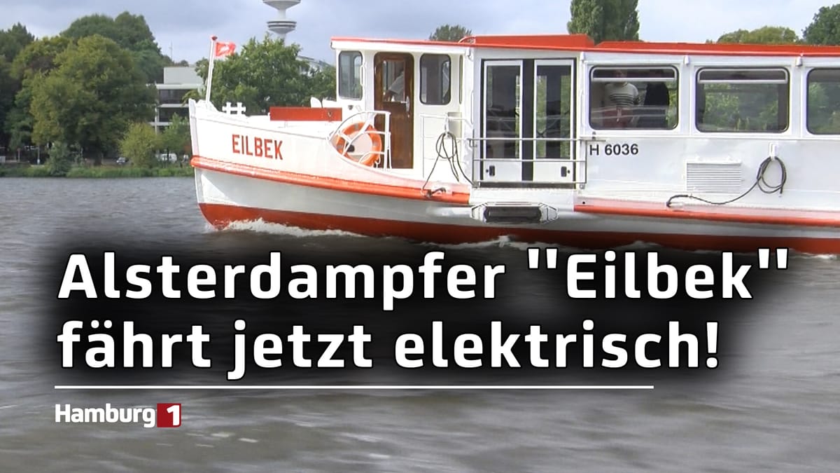 Emissionsfreie Schifffahrt: Erstes Alsterdampfer-Traditionsschiff fährt jetzt elektrisch!