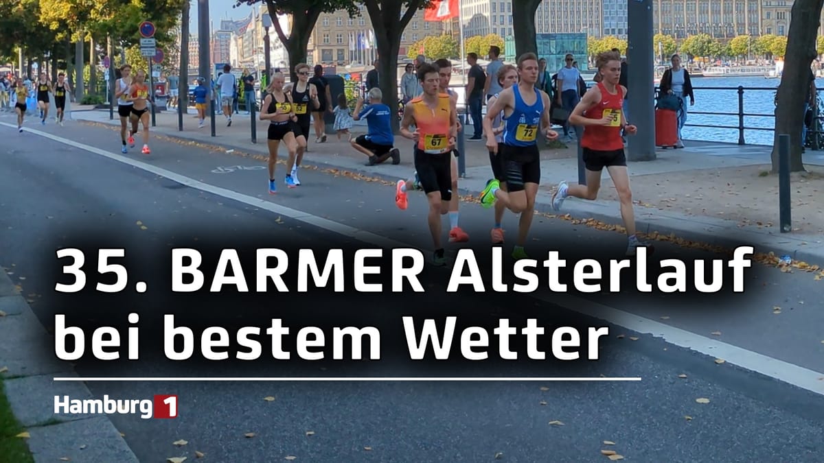 BARMER Alsterlauf: Über 4.200 Läuferinnen und Läufer rund um die Alster