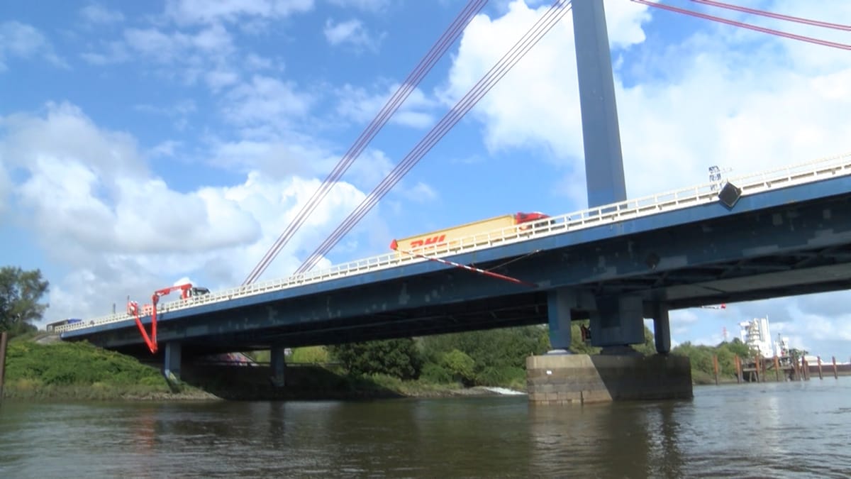 Nach Sperrung: Norderelbbrücke wieder für Schwerlasttransporte freigegeben