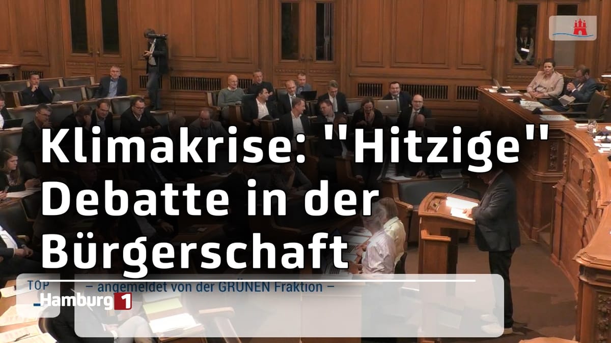 Aktuelle Stunde: Bürgerschaft diskutiert über Klimakrise