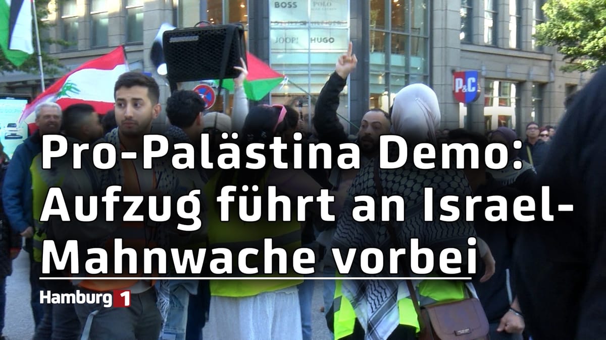 Pro-Palästina-Demo: Aufzug führt an Israel-Mahnwache vorbei