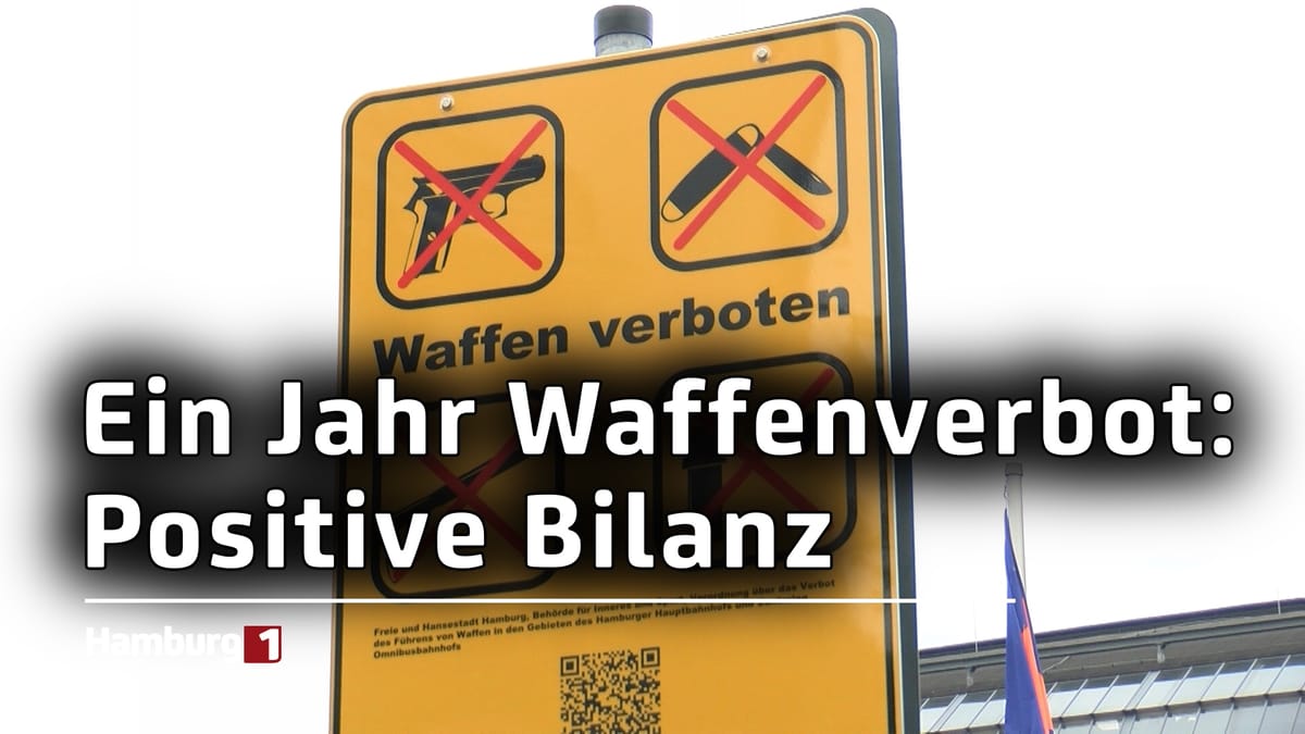 Positive Bilanz: Ein Jahr Waffenverbot hat sich bewährt