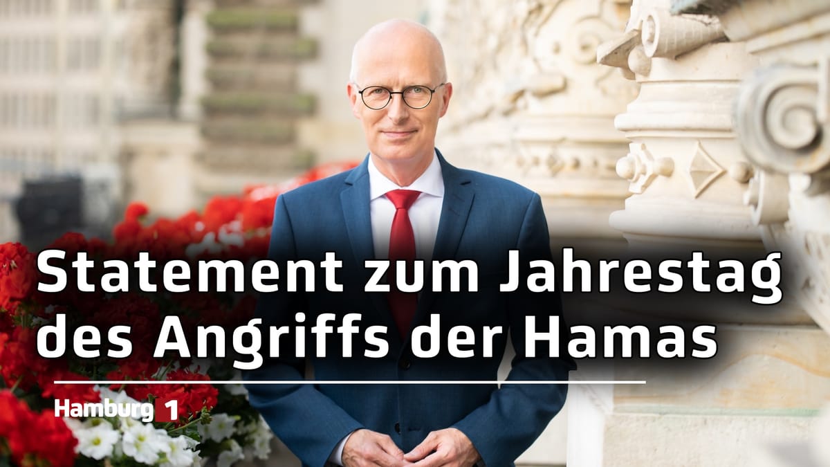 Statement von Bürgermeister Tschentscher zum Jahrestag des Angriffs der Hamas am 7. Oktober