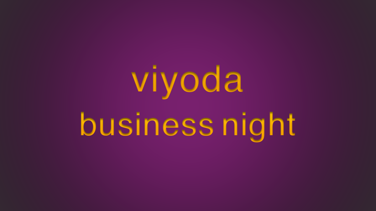 Viyoda Business Night - Folge 1