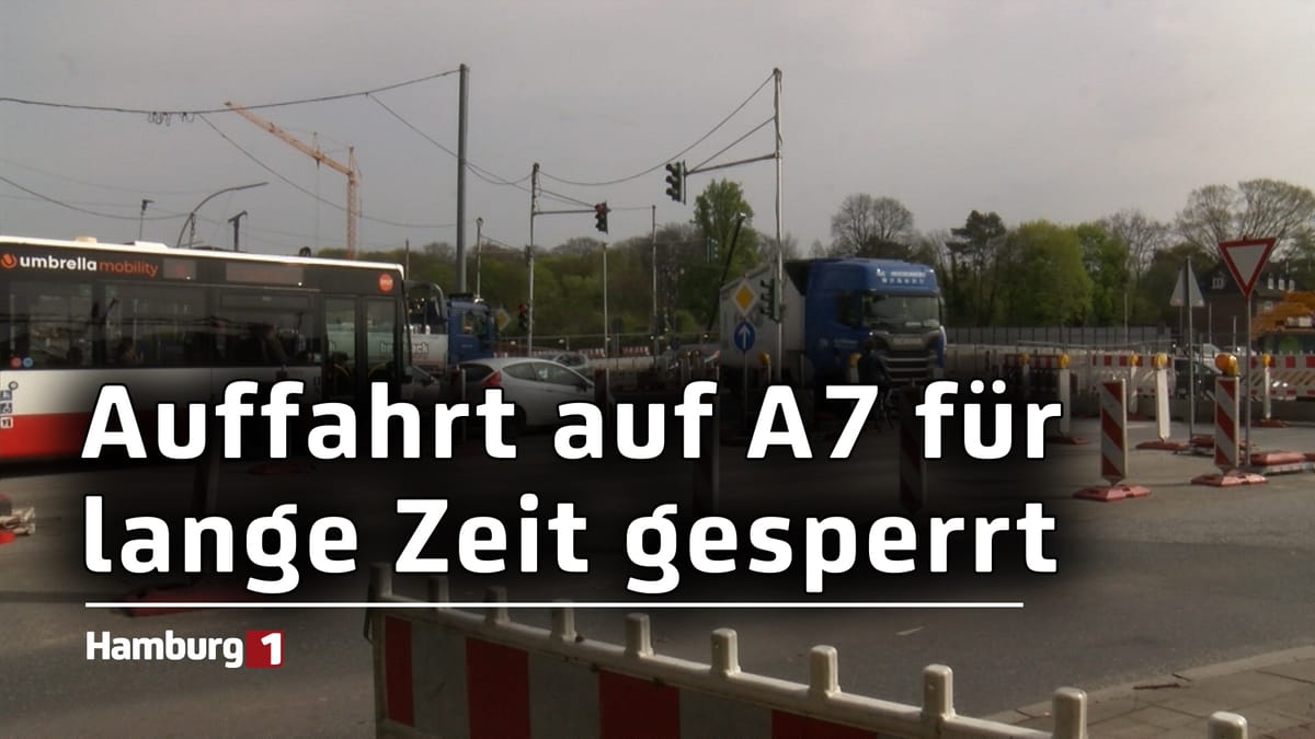 Bahrenfeld: Auffahrt auf A7 Richtung Süden gesperrt